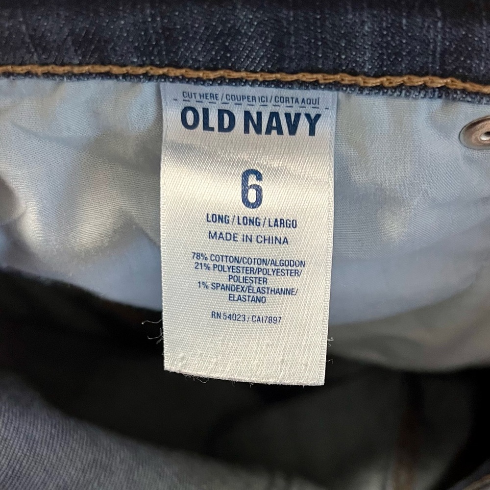 Old Navy Blue Skinny Jeans with Distressed Details New Without Tags - Picture 6 of 7